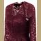  Women's Vintage Lace Dress Sexy Long Sleeves Cocktail Formal Dresses S-XXL